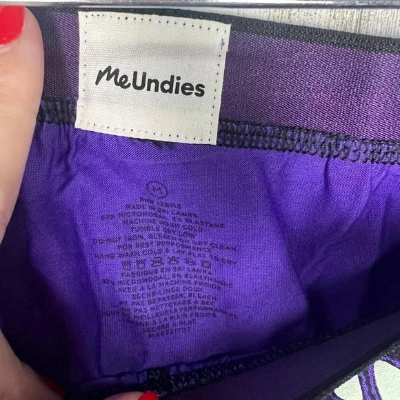 MeUndies mens boxer brief size medium Purple glow in the dark *5‎ for $40 NWOT - Picture 2 of 4